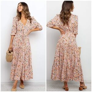 Petal + Pup Kelda floral maxi dress